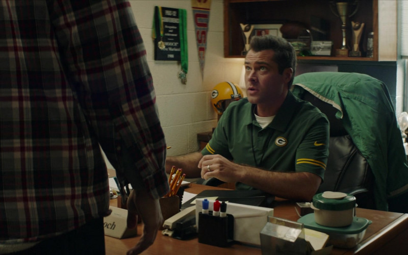 Nike Green Shirt of Brett Varvel as Steve ‘Mooch' Mariucci in American Underdog (1)