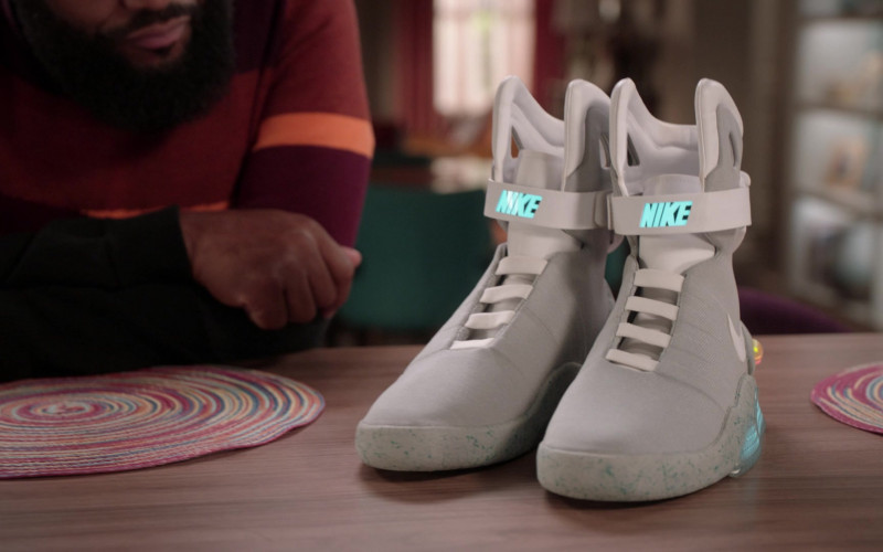 Nike Mag ‘Back to the Future' Sneakers in Black-ish S08E07 Sneakers by the Dozen (3)