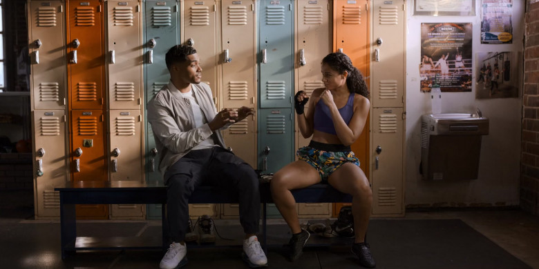 Nike Men's White Sneakers Worn by Rome Flynn as Tevin Wakefield in Raising Dion S02E03 ISSUE #203 Monster Problem (2)