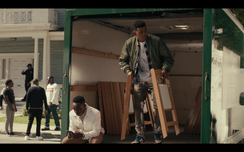 Nike x UNDFTD Air Force 1 Low SP Sneakers of Jabari Banks as Will Smith in Bel-Air S01E03 TV Show 2022 (1)