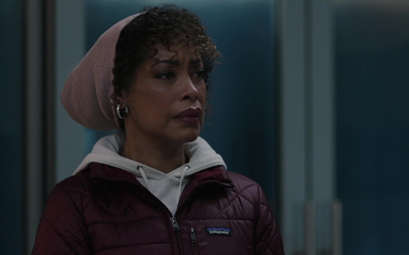 Patagonia Women's Down Coat Jacket of Gina Torres as Tommy Vega in 9-1-1 Lone Star S03E04 Push (2)
