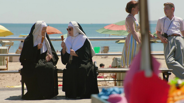 Pepsi Cola Drinks Enjoyed by Nuns in The Marvelous Mrs. Maisel S04E01 Rumble on the Wonder Wheel (2022)