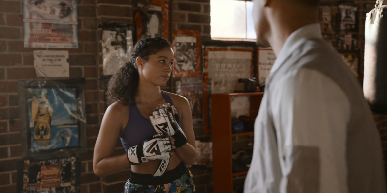 RDX MMA Gloves of Alisha Wainwright as Nicole Warren in Raising Dion S02E03 (2)