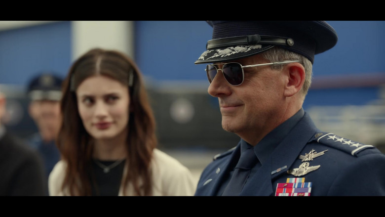 Randolph Engineering Sunglasses of Steve Carell as General Mark R. Naird in Space Force S02E03 The Chinese Delegation (2022)