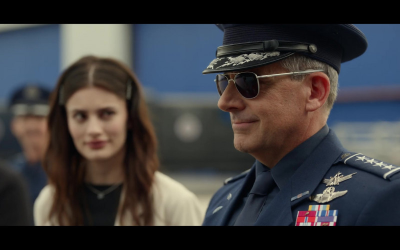 Randolph Engineering Sunglasses of Steve Carell as General Mark R. Naird in Space Force S02E03 The Chinese Delegation (2022)