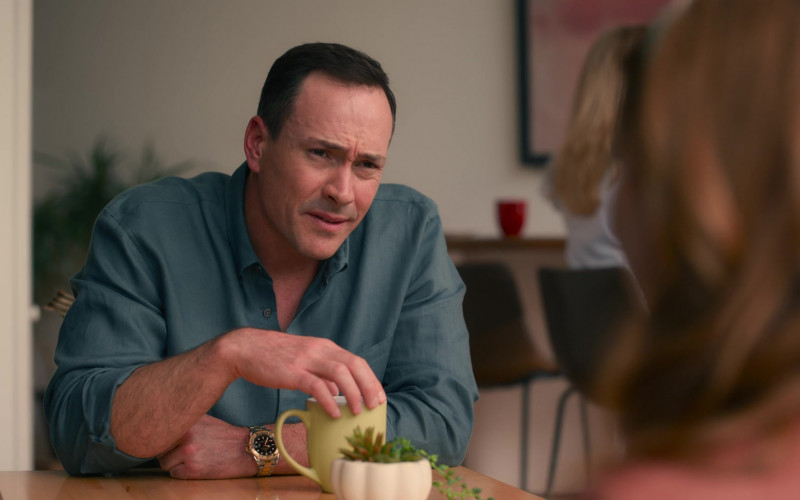 Rolex Men’s Watch of Chris Klein as Bill Townsend in Sweet Magnolias S02E05 Great Expectations (2022)