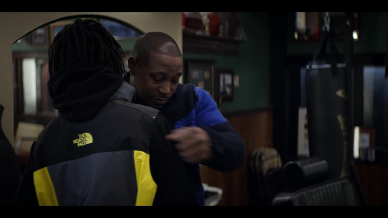 The North Face Men's Vest in Power Book IV Force S01E04 Storm Clouds (2022)