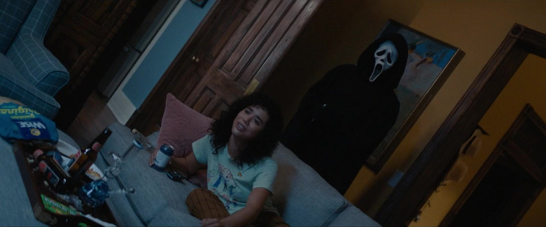 Wise Snacks and Mike and Ike Candies of Jasmin Savoy Brown as Mindy Meeks-Martin in Scream (2022)