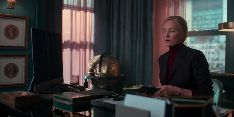 Apple iMac AIO PC Used by Uma Thurman as Katherine Newman in Suspicion S01E07 Questions of Trust (2022)