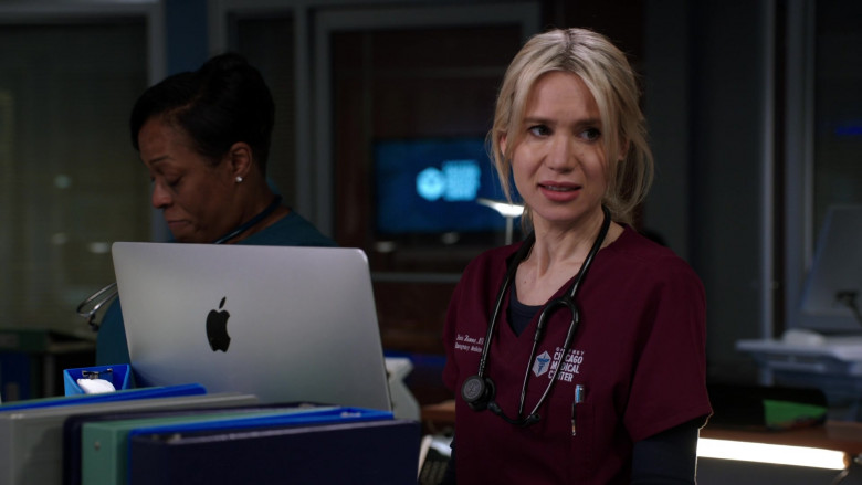 Apple iMac Computer in Chicago Med S07E14 All the Things That Could Have Been (2022)