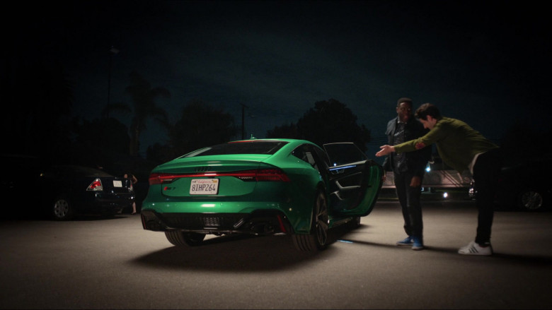 Audi RS7 Green Car in The Afterparty S01E08 Maggie (1)