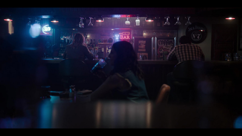 Bud Light and Jack Daniel's Old No. 7 Tennessee Whiskey Signs in Pieces of Her S01E02 (2022)