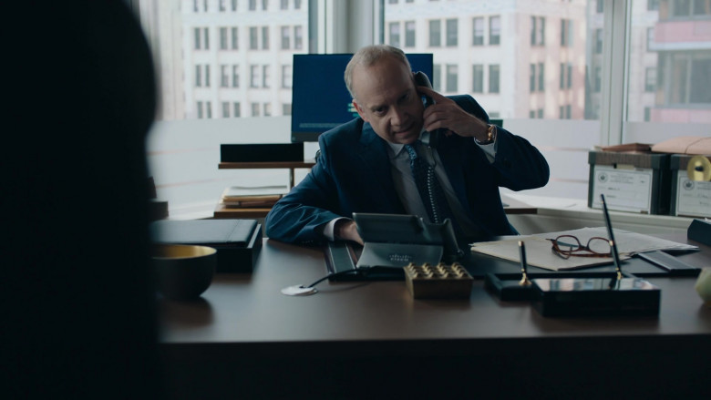 Cisco Phone of Paul Giamatti as Charles ‘Chuck' Rhoades, Jr. in Billions S06E07 Napoleon's Hat (2022)