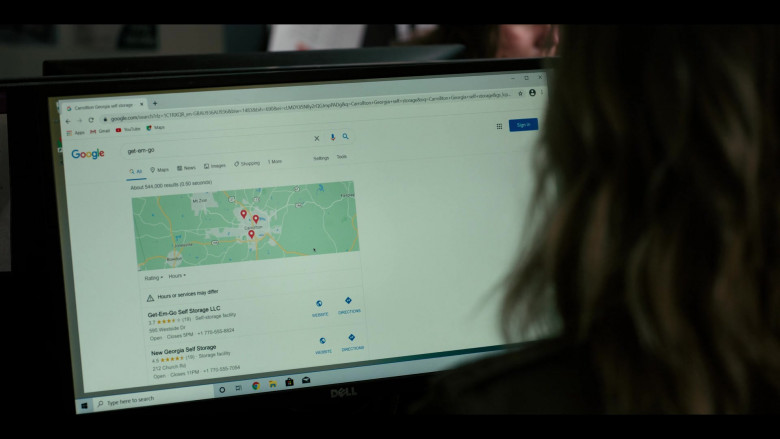 Dell Monitor and Google WEB Search in Pieces of Her S01E02 (1)