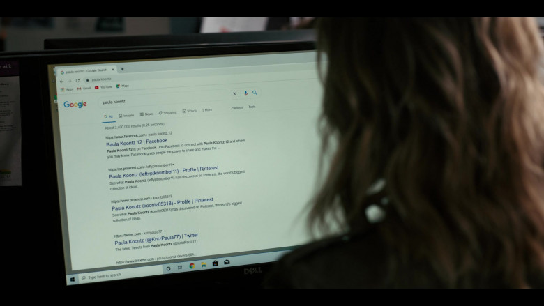Dell Monitor and Google WEB Search in Pieces of Her S01E02 (2)