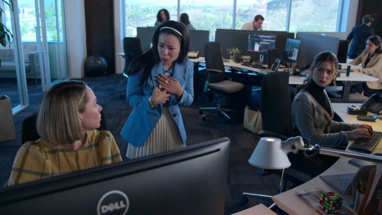 Dell Monitors in Good Trouble S04E03 Meet the New Boss (2)