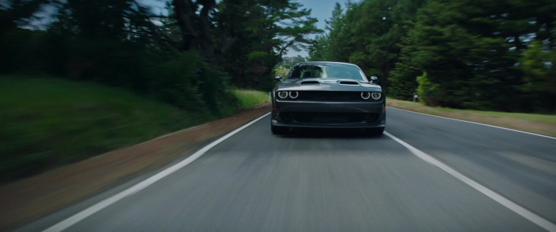 Dodge Challenger Car Drive by Liam Neeson as Travis Block in Blacklight 2022 Movie (2)