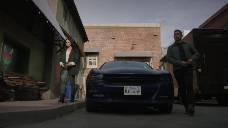 Dodge Charger Blue Car in NCIS S19E15 Thick as Thieves (2)
