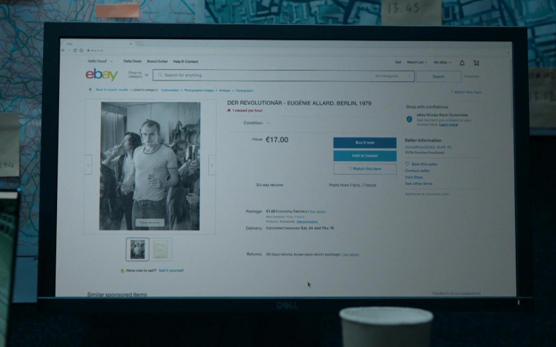 Ebay Website and Dell Monitor in Killing Eve S04E04 It’s Agony and I’m Ravenous (2022)