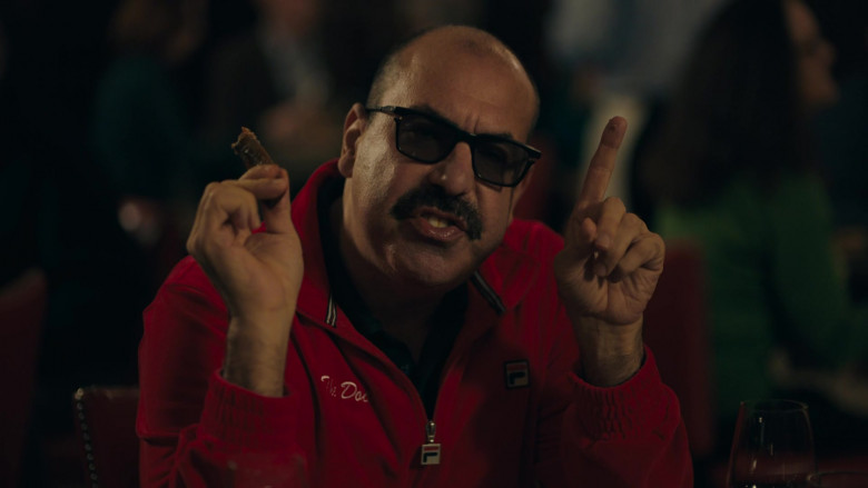 Fila Red Jacket of Rick Hoffman as Dr. Swerdlow in Billions S06E10 Johnny Favorite (2)
