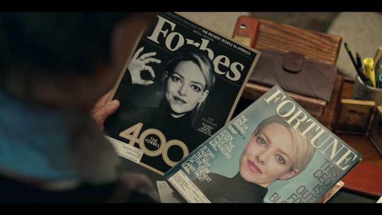 Forbes and Fortune Magazines in The Dropout S01E06 Iron Sisters (2022)