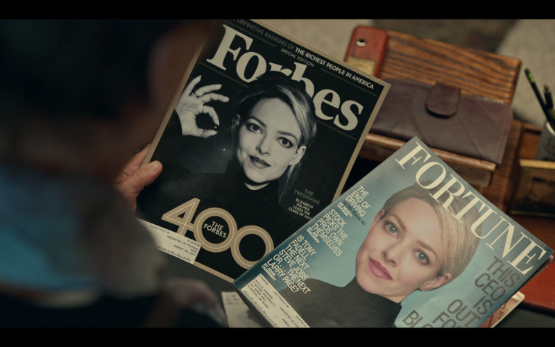 Forbes and Fortune Magazines in The Dropout S01E06 Iron Sisters (2022)