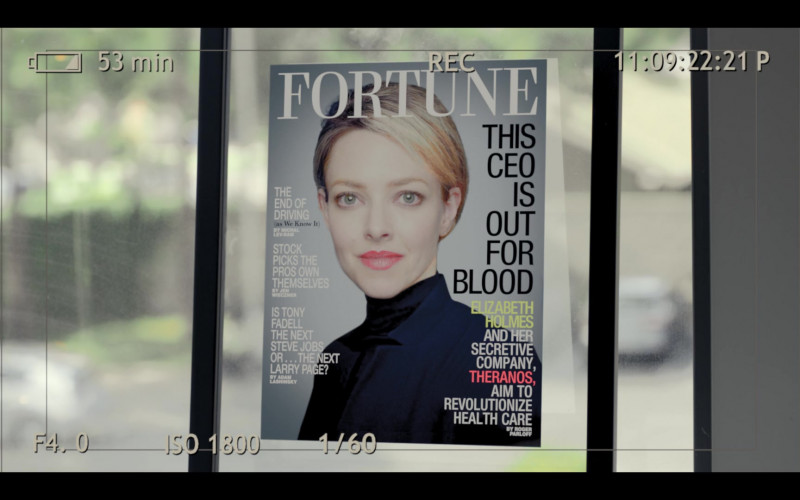 Fortune Magazine in The Dropout S01E01 I’m in a Hurry (2022)