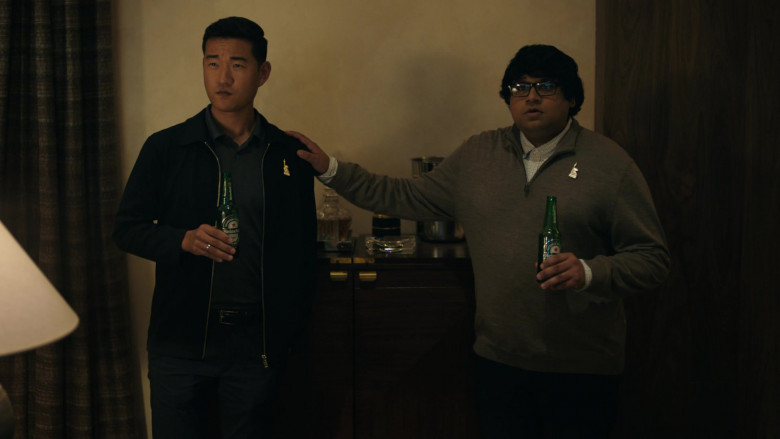 Heineken Beer Enjoyed by Cast Members in Billions S06E07 Napoleon's Hat (1)