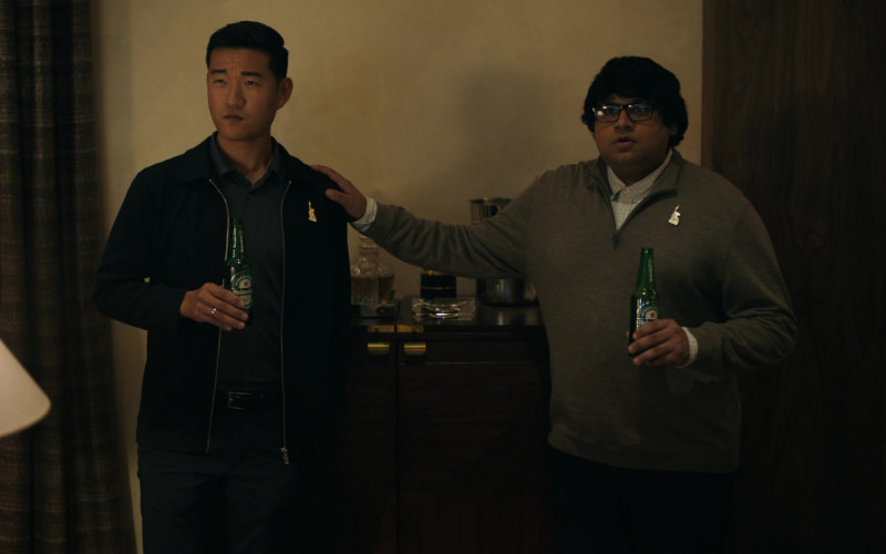 Heineken Beer Enjoyed by Cast Members in Billions S06E07 Napoleon’s Hat (1)