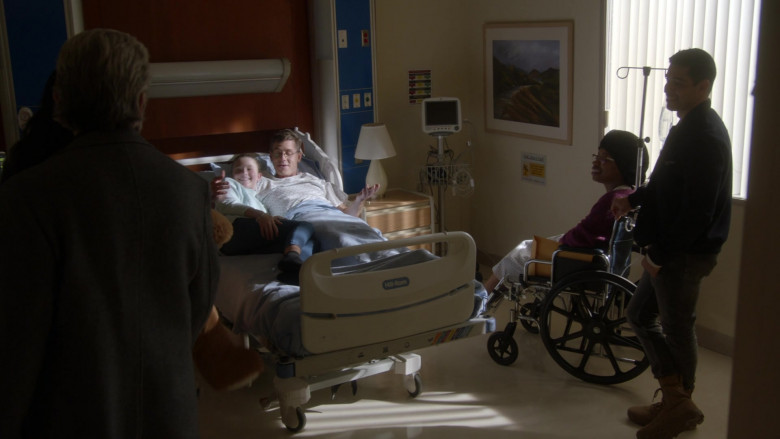 Hill-Rom Hospital Bed in NCIS S19E13 The Helpers (2022)