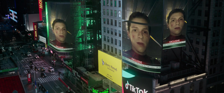 Liberty Mutual Insurance Company and TikTok Social Network in Spider-Man No Way Home (2021)