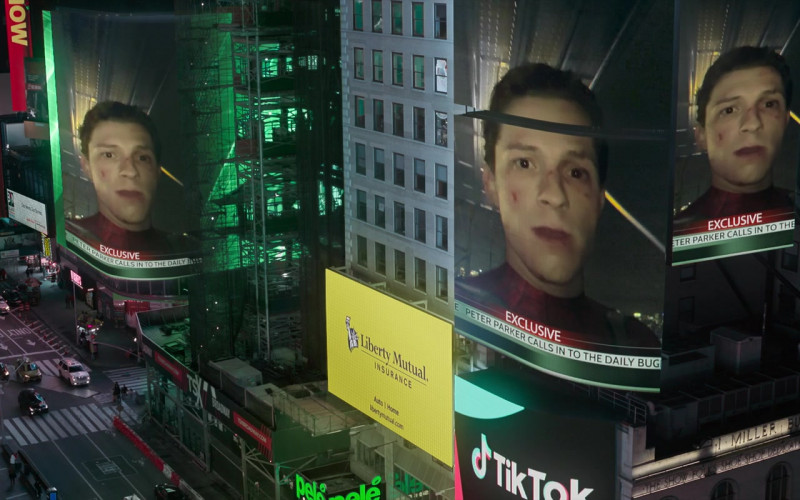 Liberty Mutual Insurance Company and TikTok Social Network in Spider-Man: No Way Home (2021)