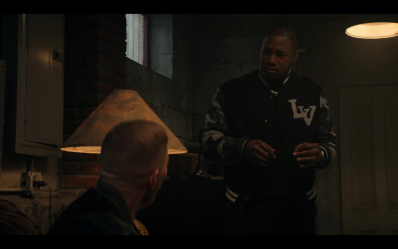 Louis Vuitton Men’s Camo Print Jacket in Power Book IV Force S01E06 This Is Who We Are (1)