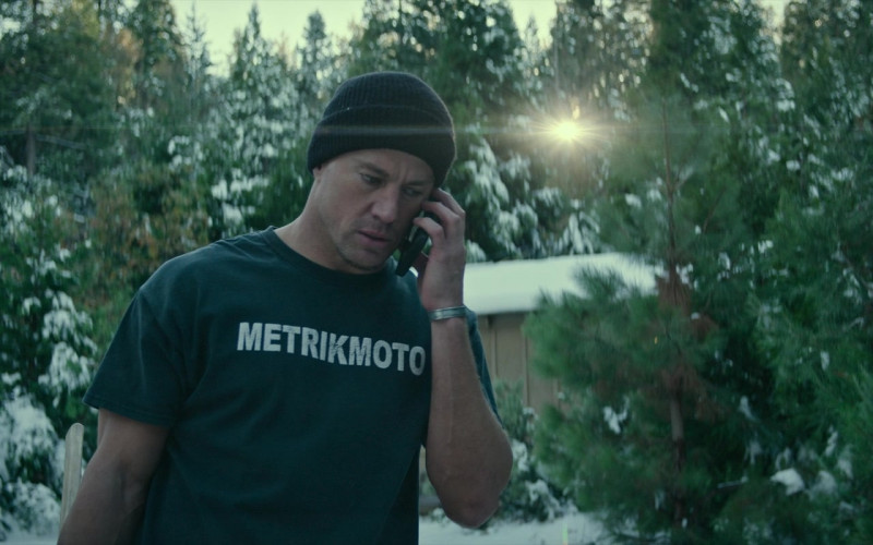 MetrikMoto T-Shirt Worn by Channing Tatum as Jackson Briggs in Dog 2022 Movie (2)
