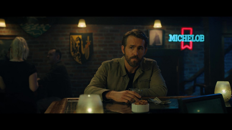 Michelob Beer Neon Sign in The Adam Project (2022)