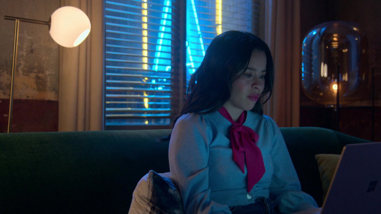 Microsoft Surface Laptop of Cierra Ramirez as Mariana Adams Foster in Good Trouble S04E01 Turn and Face the Strange (2022)