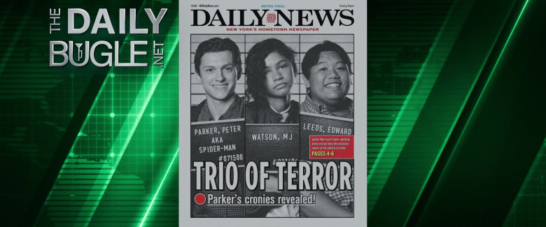 New York Daily News Newspaper in Spider-Man No Way Home (2021)