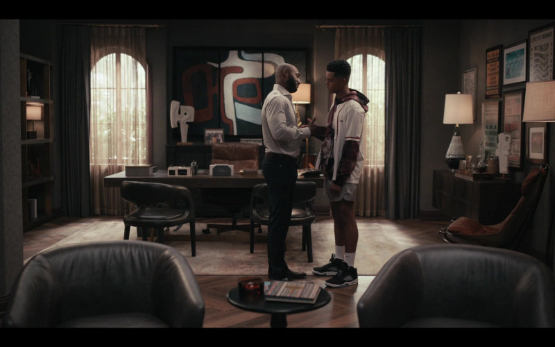 Nike AJ V Hi Shoes and Nike Socks of Jabari Banks as Will Smith in Bel-Air S01E06 The Strength to Smile (1)