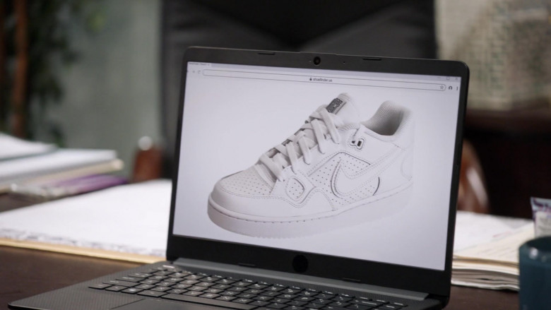 Nike Son Of Force Low White Sneakers in Abbott Elementary S01E11 Desking (2022)