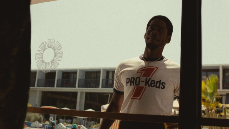 PRO-Keds T-Shirt Worn by Quincy Isaiah as Magic Johnson in Winning Time The Rise of the Lakers Dynasty S01E04