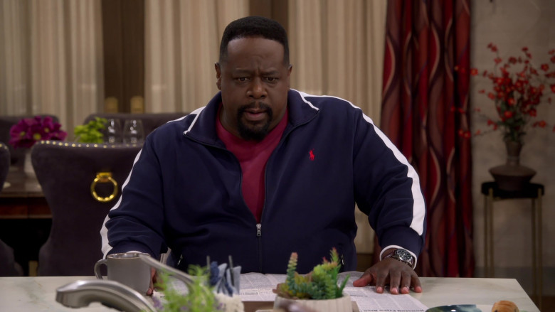 Ralph Lauren Jacket Worn by Cedric the Entertainer as Calvin in The Neighborhood S04E15 Welcome to the Remodel (2022)