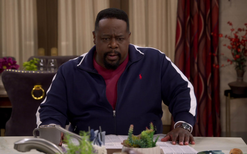Ralph Lauren Jacket Worn by Cedric the Entertainer as Calvin in The Neighborhood S04E15 Welcome to the Remodel (2022)
