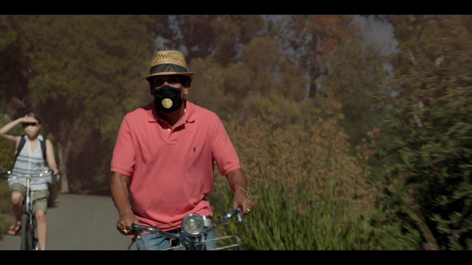 Ralph Lauren Pink Polo Shirt Of Naveen Andrews As Sunny Balwani In The ...