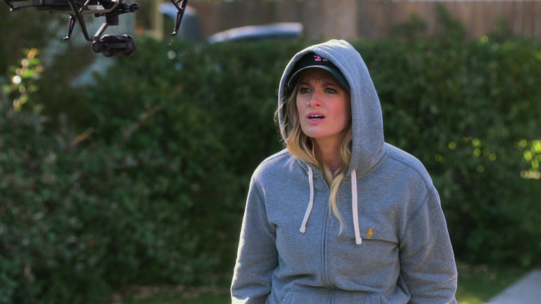 Ralph Lauren Women's Hoodie Worn by Beth Behrs as Gemma in The Neighborhood S04E14 (2)