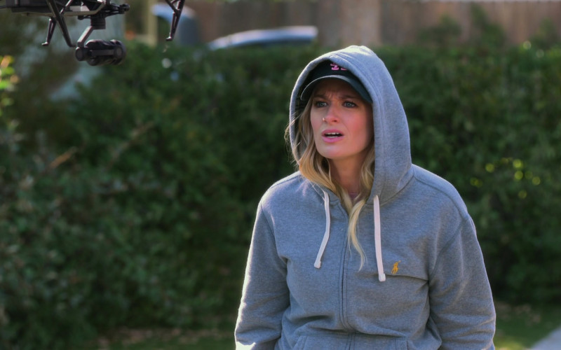 Ralph Lauren Women’s Hoodie Worn by Beth Behrs as Gemma in The Neighborhood S04E14 (2)