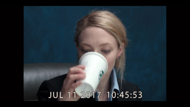 Starbucks Coffee Enjoyed by Amanda Seyfried as Elizabeth Holmes in The Dropout S01E02 Satori (2022)