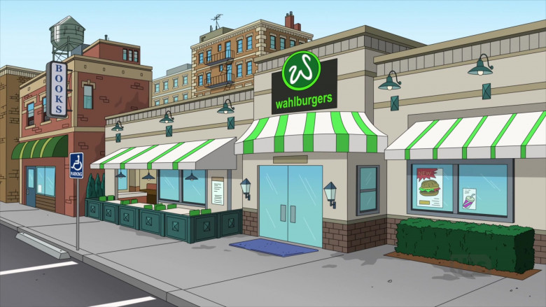 Wahlburgers Restaurant in American Dad! Beyond the Alcove or How I Learned to Stop Worrying and Love Klaus (1)