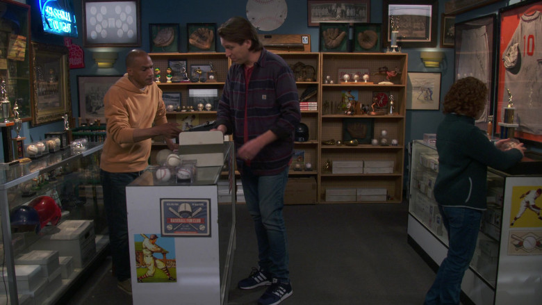 Adidas Blue Sneakers of Pete Holmes as Tom in How We Roll S01E03 The Hustle