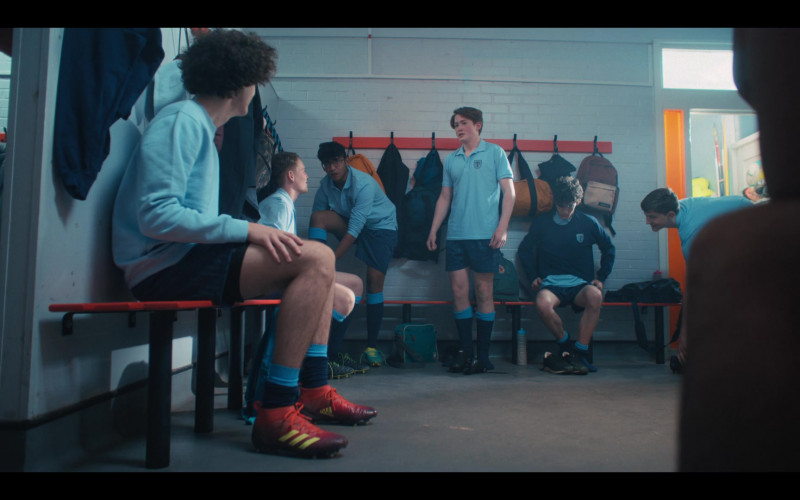 Adidas Soccer Cleats in Heartstopper S01E03 Kiss (2022)