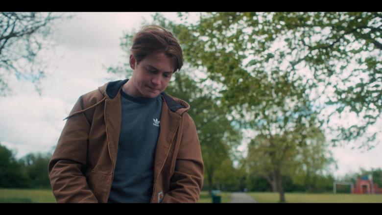 Adidas Sweatshirt Worn by Kit Connor as Nick Nelson in Heartstopper S01E05 Friend (2022)